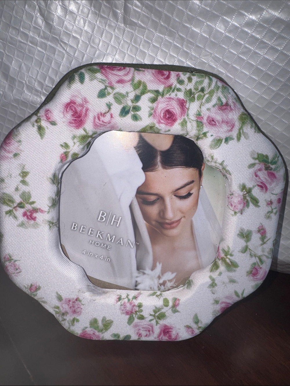 Pink Floral Decorative Picture Frame